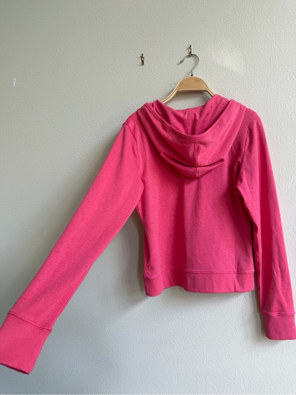 NWOT Vuori Halo Mini Full Zip Hoodie Sunset Pink Heather Size Small S - Picture 7 of 12